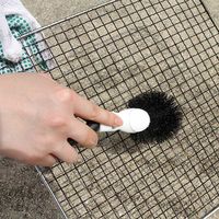 ニコット（Nicott）キッチンブラシ キッチン排水口洗いブラシ ブラック 1セット（1個×5）サンベルム