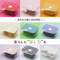 推せる保存容器・小 260ml 電子レンジ対応 パープル 1個 台和