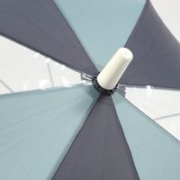 (らこれキッズ)レイン長傘 50cm ネイビー LAKOLE/ラコレ