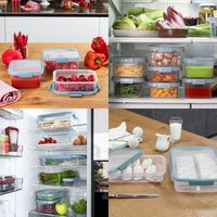 カーバー（CURVER）スマートフレッシュ 保存容器 長方形 3.5L 浅型 電子レンジ対応 1個 藤栄