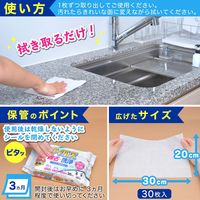 激落ちくん ウイルス除去 ウエットシート 1パック（30枚入） レック