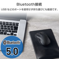 Bluetoothマウス 無線 ワイヤレス IR 抗菌 3ボタン Mサイズ 簡易包装 黒 M-K6BRKBK/RS エレコム 1個（直送品）