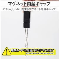 エレコム カードリーダー/スティックタイプ/USB2.0対応/SD+microSD対応/ブラック MR-D205BK 1個（直送品）