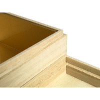 スドウ 高級桐弁当箱 5仕切 外寸264×180×H56mm SD197231-6 1セット(6個)（直送品）