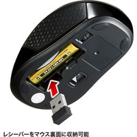 ワイヤレスマウス　無線　3ボタン　中型サイズ　ブルーLED　MA-WBL41RN　サンワサプライ　1個