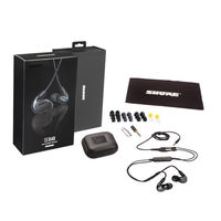 SHURE 高遮音性イヤホン ブラック ユニバーサルケーブル付属 SE846BABK+UNI-A 1個（直送品）