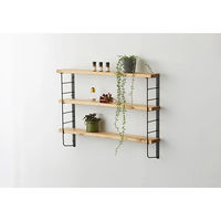 平安伸銅工業 LABRICO(ラブリコ) L型シェルフフレーム4 黒 (1個) 1個（直送品）