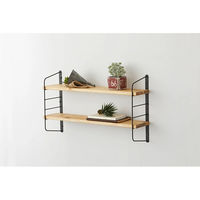 平安伸銅工業 LABRICO(ラブリコ) ショートシェルフフレーム6 黒 (1個) 1個（直送品）