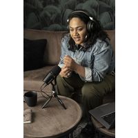 SHURE ポッドキャスト・マイクロホン／ブラック（マイクロフォンスタンド付き） MV7-K-BNDL-J 1個（直送品）