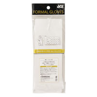 小野商事 礼装用手袋 白 ホック付き 東レ ナイロン使用 Mサイズ AG616 AG616M 1双（直送品）