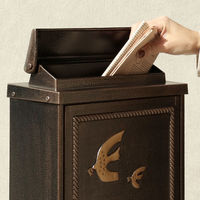 MOJYU コトリノ 鋳物スタンドポスト ブロンズ 1台（直送品）