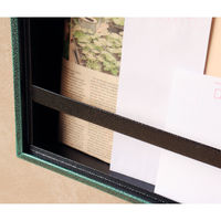 MOJYU クローバー 鋳物壁掛けポスト グリーン 1台（直送品）