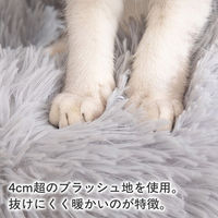 ベストアンサー pet-097-mgr-l ペットベッド サークルソファ マーブルグレー L 1セット（直送品）