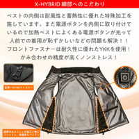 ベストアンサー aut-074-3l ヒートベスト2025年モデル バッテリーセット3Lサイズ 1セット（直送品）