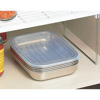 オークス シンプルで使いやすいバットセット 大 日本製 フタ付き 396714 1個（直送品）