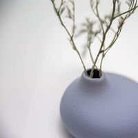 丸利玉樹利喜蔵商店 花瓶 AYAフラワーベース フラット 陶器 グレー 409583 1個（直送品）