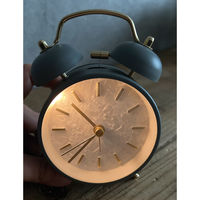 グローバルアロー 目覚まし時計 Marmo AC Bell 連続秒針 置き時計 グレー 484744 1個（直送品）