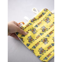 ウェーブ ハンカチ こぐまちゃん にぎにぎハンカチ 綿100% 日本製 イエロー 400079 1個（直送品）