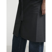 ウェーブ エプロン 静電気防止ラップエプロン COCOWALK チャコール 412136 1個（直送品）