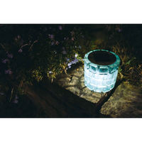 キシマ ガーデンライト イグルー ソーラーライト 置き型 クリアブルー 445618 1個（直送品）