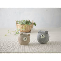 ウェーブ おもちゃ コロコロボール スマイリーくまさん ベビー グレー 473352 1個（直送品）