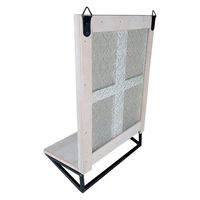 アビテ ガーデンオーナメント フルーラ ウォールシェルフ ホワイト 479121 1個（直送品）