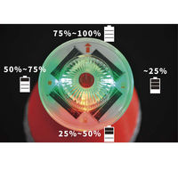 KMネクスト コーン用ソーラー工事灯 スタピカタッチ5 1107120151 1個（直送品）