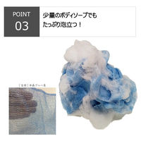 キクロン ボディータオル NV ボディソープタオルN B 00702514 1ケース(60個(10個×6))（直送品）