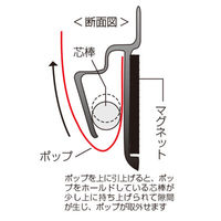 友屋 売場備品 SPラック マグネット付 900mm 20899*** 1ケース(1個)（直送品）