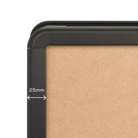 友屋 A型ボード スリムグリップA A1 両面黒 H1180 63174-01 1ケース(1個)（直送品）