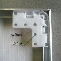 友屋 アルミフレーム ラクパネ B4 ブラック 30179*** 1袋(1個)（直送品）