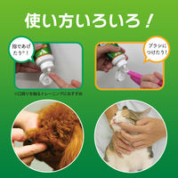 ペットキッス（PETKISS）犬猫用 歯みがき ジェル リーフの香り 国産 40g 3本 ライオン