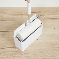 コロコロクリーナー Fitia 粘着テープ カーペットクリーナー シンプル ホワイト 1個 マーナ