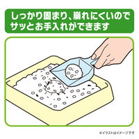 デオサンド オシッコのあとに香りで消臭する砂 ナチュラルソープの香り 5L 4袋 ユニ・チャーム