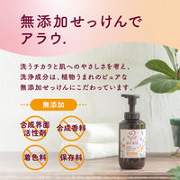 arau.（アラウ） 泡ボディソープ ポンプ 480ml 1個 サラヤ【泡タイプ】