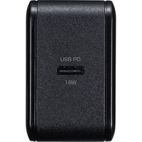 サンワサプライ USB Power Delivery対応AC充電器(PD18W) ACA-PD78BK 1個（直送品）