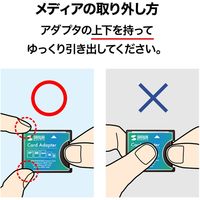 サンワサプライ SDXC用CF変換アダプタ ADR-SDCF1N 1個