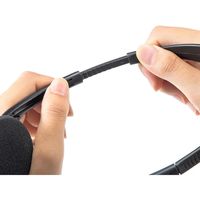 サンワサプライ 4極対応ヘッドセット MM-HS406BK 1個