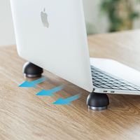 サンワサプライ ノートパソコン用スタンド(平置き・コンパクトタイプ) PDA-STN42BK 1個