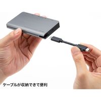 サンワサプライ USB Type-C ドッキングハブ USB-3TCH15S2 1個（直送品）