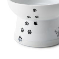 ハッピーダイニング 脚付フードボウル シリコン付き 猫柄 猫壱