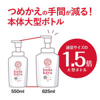【アウトレット】ハダカラ（hadakara）泡タイプ フローラルブーケの香り ポンプ 大型 825ml ライオン