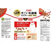 いなば CIAO チャオ キャットフード 猫 すごい乳酸菌クランキー まぐろ節ミックス味 総合栄養食 国産（20g×10袋）3個