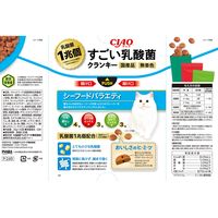 いなば CIAO チャオ 猫 すごい乳酸菌クランキー シーフードバラエティ 総合栄養食 国産（20g×10袋）12個 キャットフード