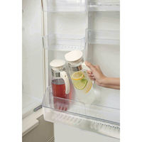 HARIO （ハリオ） 耐熱ガラス製 冷水筒 ポット ピッチャー スリムN オフホワイト 1400ml RPLN-14-OW 1個