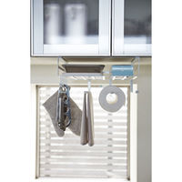 tower（タワー） 戸棚下多機能ラック ホワイト 1個 山崎実業 キッチン収納