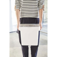 tower（タワー） 密閉 袋ごと米びつ 5kg 計量カップ付 ホワイト 1個 山崎実業