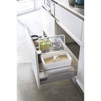 tower（タワー） 密閉 シンク下米びつ 5kg 計量カップ付 ホワイト 1個 山崎実業