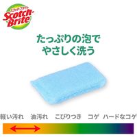 スリーエム（3M）スコッチブライト 泡立ちゆたか ネットスポンジ 抗菌 キッチン キズつけない ブルー WNT-77KB（1個入）