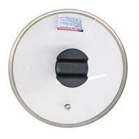 クックエポ フライパン蓋 強化ガラス蓋 18cm 1個 ベストコ